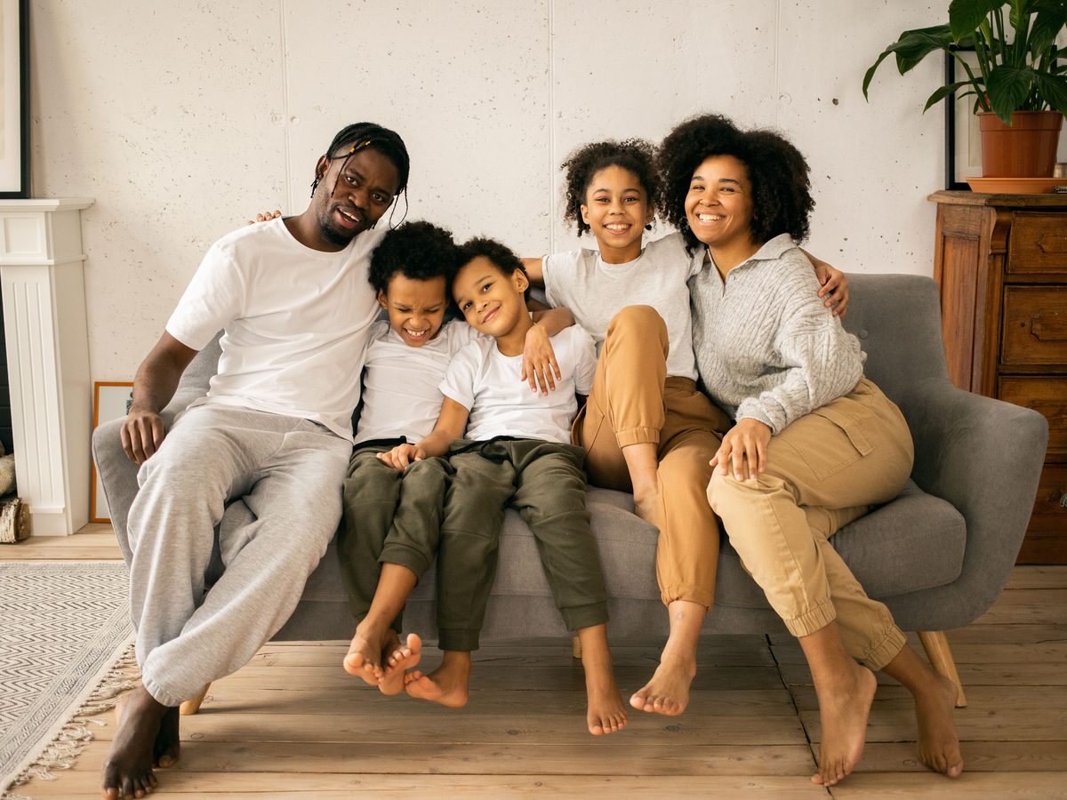 African family reunited after a successful sponsorship application